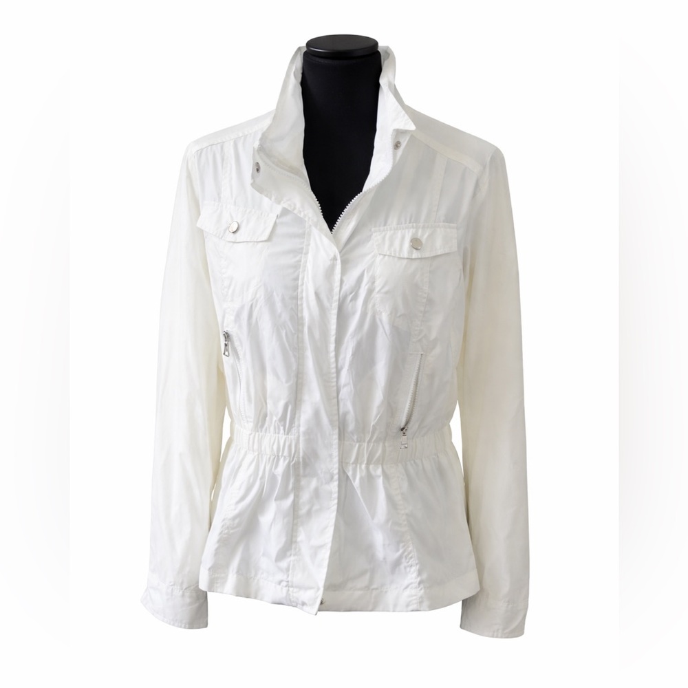 NWT Marc New York White Water Resistant Cinch Waist Utility Jacket L